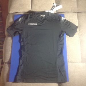 Nwt dope kappa black running shirt. Large